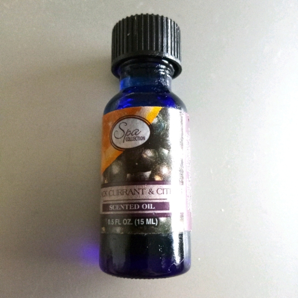 New Spa Solutions black currant Citrus scented oil